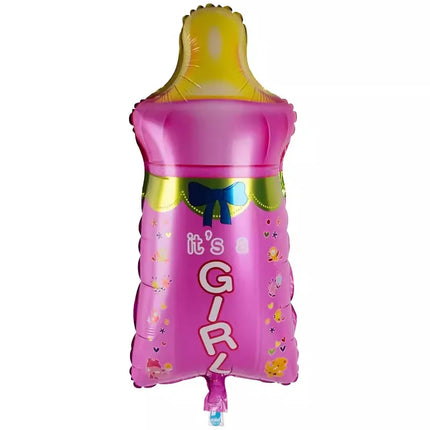 Gender Reveals Party Aluminum Film Ball Gender Male Treasure Female Treasure Bottle Birthday Party Venue Layout Aluminum Film Balloon