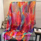 Colorful Feather / 180x130cm