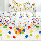 10 Paper Cups / Birthday Balloon Set