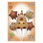 Matte Birthday Cake Khaki Barra Five-Piece Set 56.6G