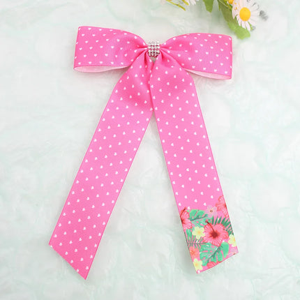 Summer National Day Fruit Bow Hairpin Flamingo Pineapple Bow   Spring New