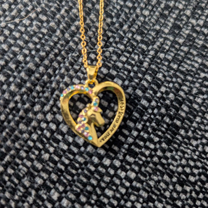 Necklaces and earrings