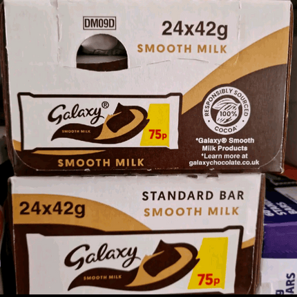 Galaxy Smooth Chocolate Bars – 24 x 48g Full Box