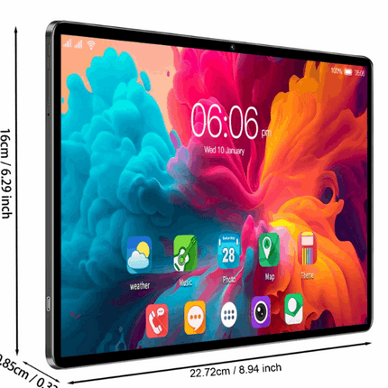 Android 14 Tablet Bundle – 10.1 IPS Display, 8GB RAM + 64GB Storage, 5G WiFi