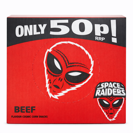 Beef Flavour Cosmic Corn Snacks – 36 Pack
