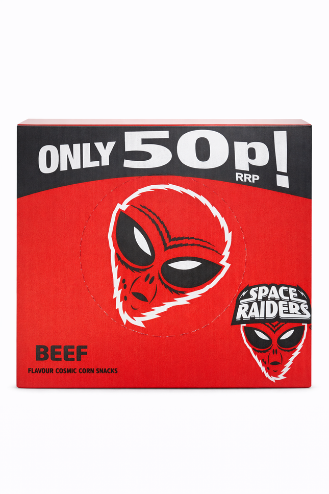 Beef Flavour Cosmic Corn Snacks – 36 Pack