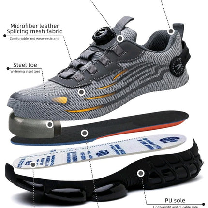 Men's Steel Toe Work Shoes – Comfortable, Safe & Stylish