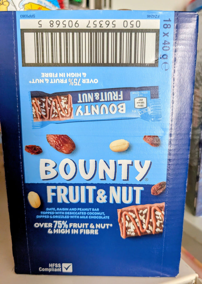 Bounty Milk Chocolate Coconut Bars – Box of 24 (Full Size)