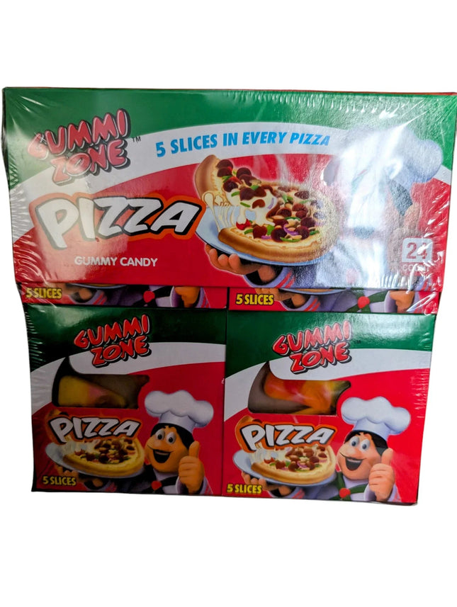 Gummi Zone Pizza Gummy Candy – Box of 24