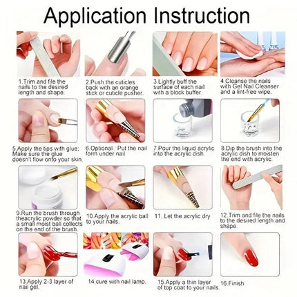 Acrylic Nail Kit – Professional All-in-One Manicure Set 💅✨