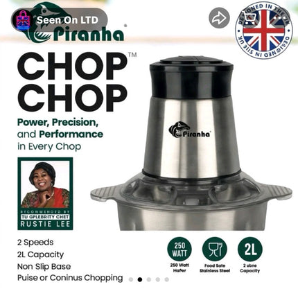 Piranha Chop Chop 2L Electric Food Chopper