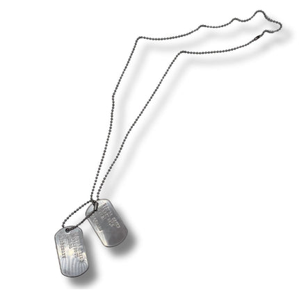 'Sabretooth' Victor Creed Dog Tag Set Inspired Stainless Steel Cosplay Gift UK Stock