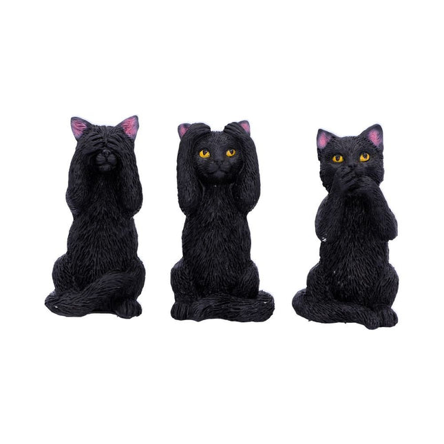 Nemesis Now Three Wise Felines 8.5cm