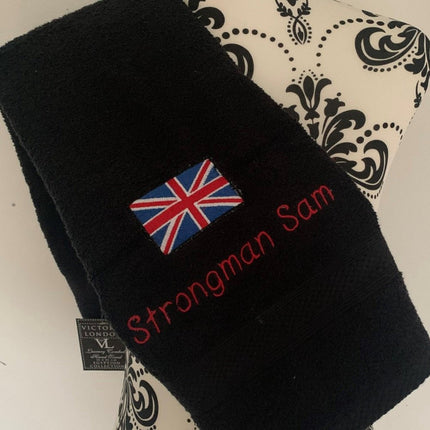 Union Jack Flag Towels - Personalised