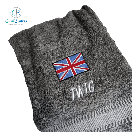 Union Jack Flag Towels - Personalised