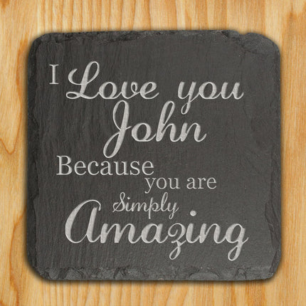 Personalised Amazing Slate Keepsake