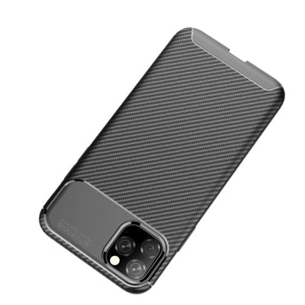 Carbon Fibre TPU Black Case - For iPhone 11 Pro